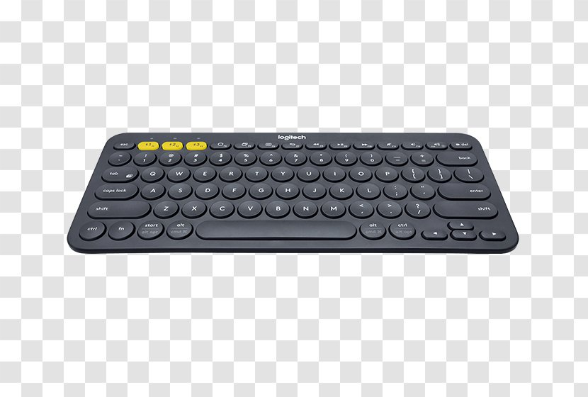 Computer Keyboard Logitech Multi-Device K380 Handheld Devices QWERTY Transparent PNG