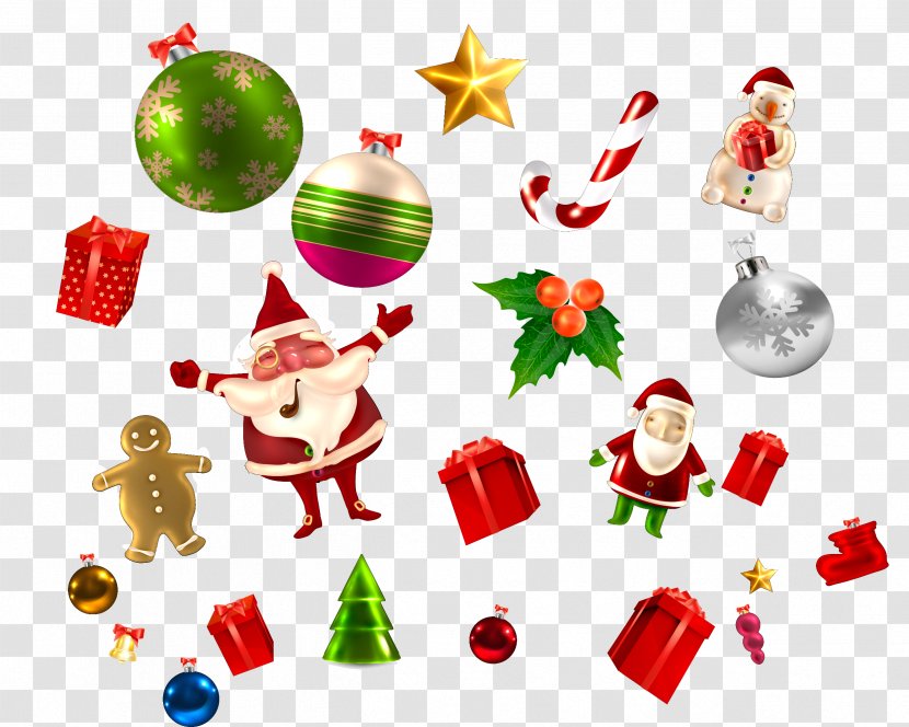 Santa Claus Christmas Gift Computer File - Ornament - And Bells Transparent PNG