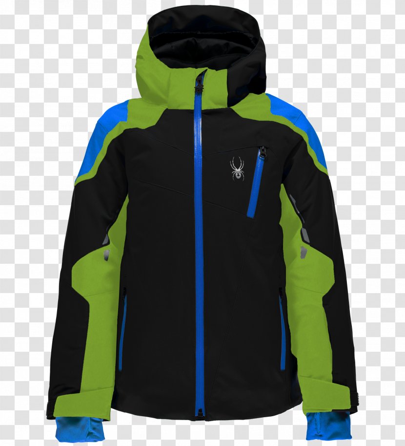 Hoodie Jacket Ski Suit Winter Clothing - Sleeve Transparent PNG