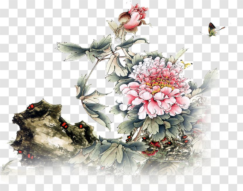 China Chinese Painting Art - Peony Transparent PNG