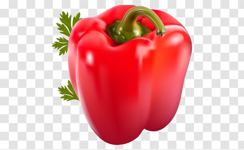 Bell Pepper Piquillo Chili Con Carne Friggitello - Fruit Transparent PNG