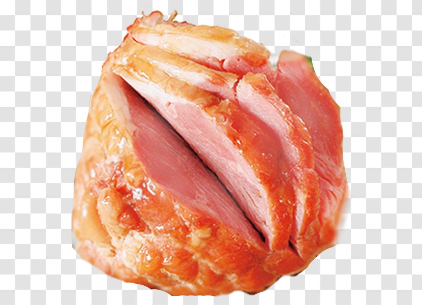 Back Bacon Bayonne Ham Prosciutto Jamón Serrano - Heart - Baked Transparent PNG