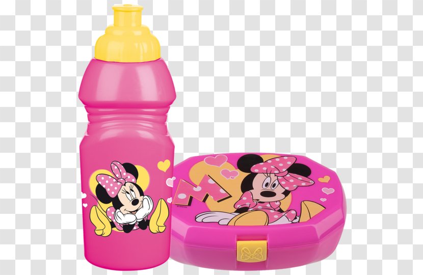 Minnie Mouse Bottle Magenta - Drinkware Transparent PNG