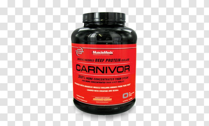Dietary Supplement Whey Protein Isolate Carnivore - Pound - Mandalin Transparent PNG