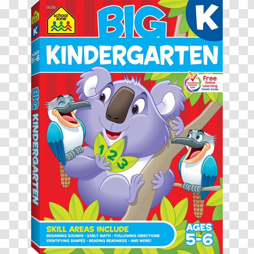 Big Kindergarten Workbook Pre-school Education - Play - School Transparent PNG