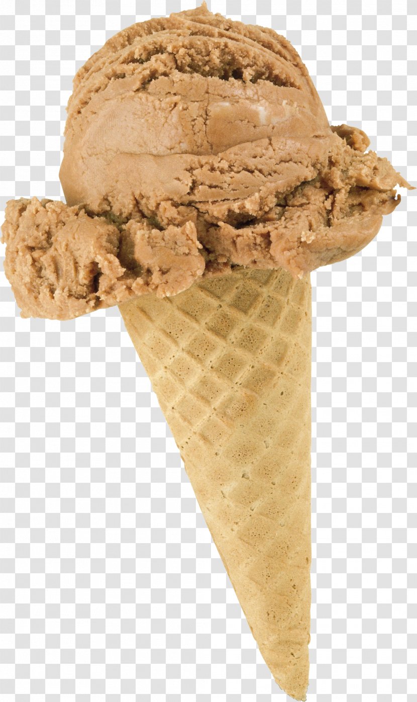 Ice Cream Cone Sundae - Wafer - Image Transparent PNG