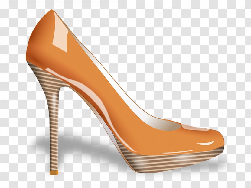 Slipper High-heeled Shoe Court Stiletto Heel - Beige - Sandal Transparent PNG