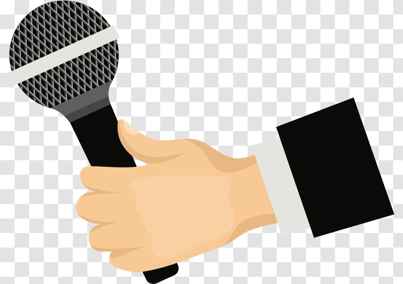 Microphone Clip Art - Thumb - Hand With Transparent PNG
