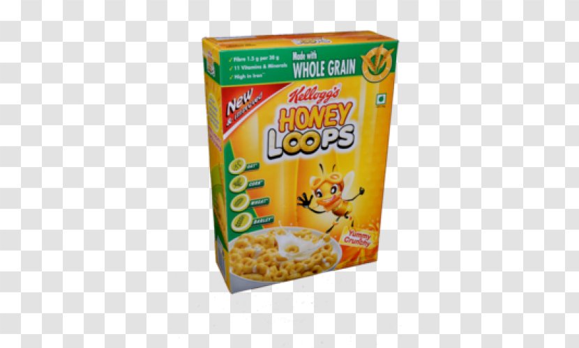 Corn Flakes Breakfast Cereal Popcorn Chocos - Honey Loops Transparent PNG