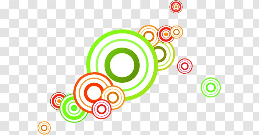 Circle Concentric Objects Clip Art - Logo - Red Green Decorative Transparent PNG