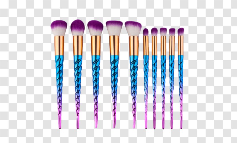 Make-Up Brushes Cosmetics Foundation Yellow-Maroon Mix Color Wavy Viola Flower Seeds - Rouge - Applicator Symbol Transparent PNG