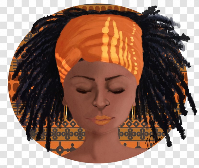 Hat Afro Orange S.A. - Wig - Jazzy Hairstyles Transparent PNG