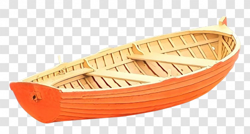 Boat Cartoon - Wood - Vehicle Orange Transparent PNG