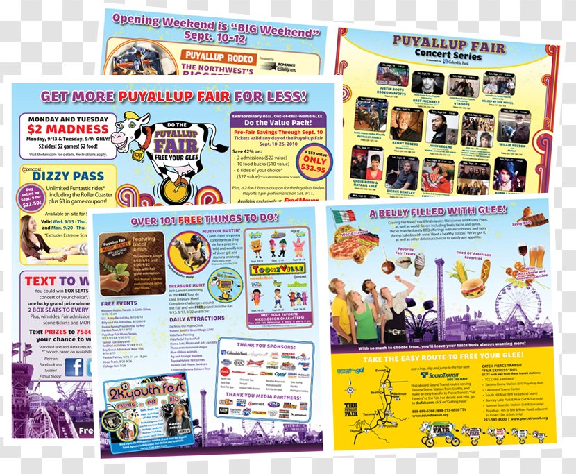 Puyallup Display Advertising Flyer Brochure - Cargo Transparent PNG