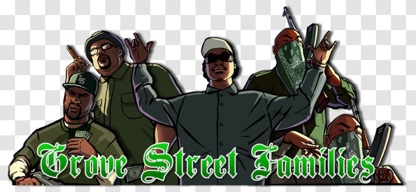 Grand Theft Auto: San Andreas Auto V IV Multiplayer Grove Street Families - Family Transparent PNG