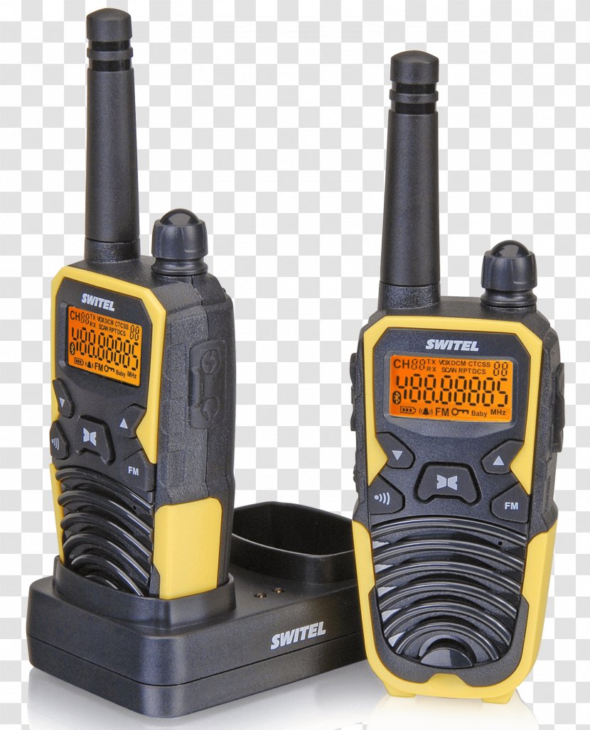 Two-way Radio Walkie-talkie PMR446 Voice-operated Switch - Technology Transparent PNG