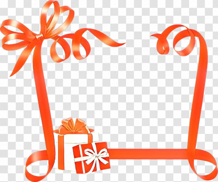 Christmas Name Tags - Gift - Orange Birthday Transparent PNG