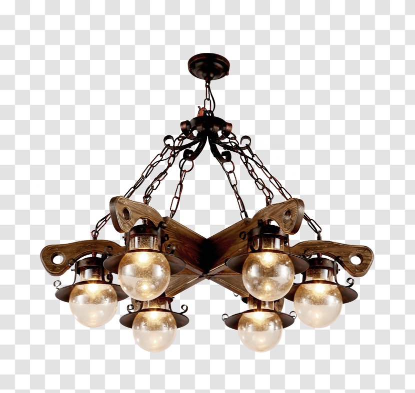 Light Fixture Chandelier Lighting Interior Design Services - Ceiling - Wooden Pendant Lamp Transparent PNG