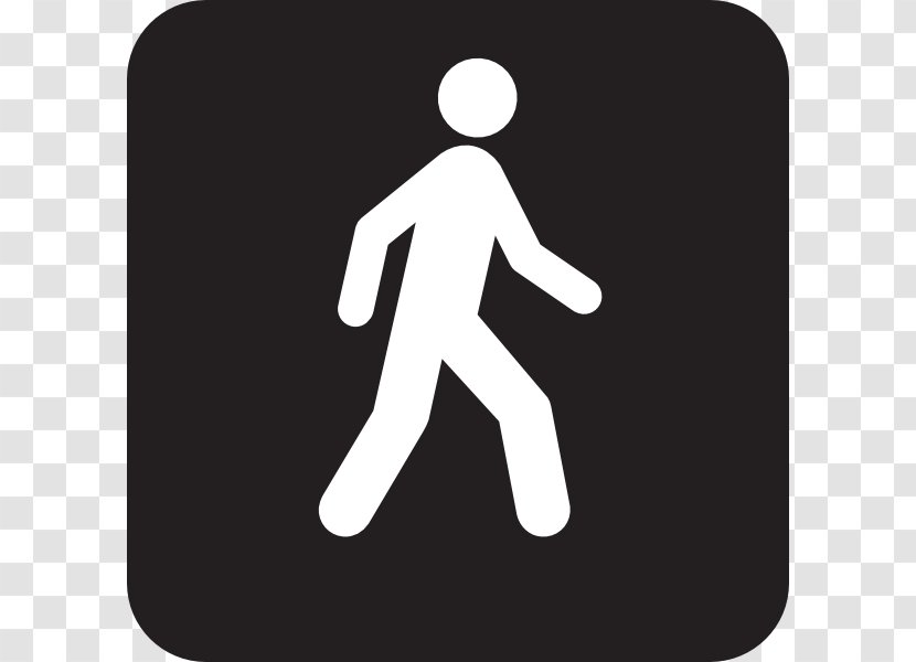 Walking Pedestrian Crossing Clip Art - Free Content - Cliparts Transparent PNG