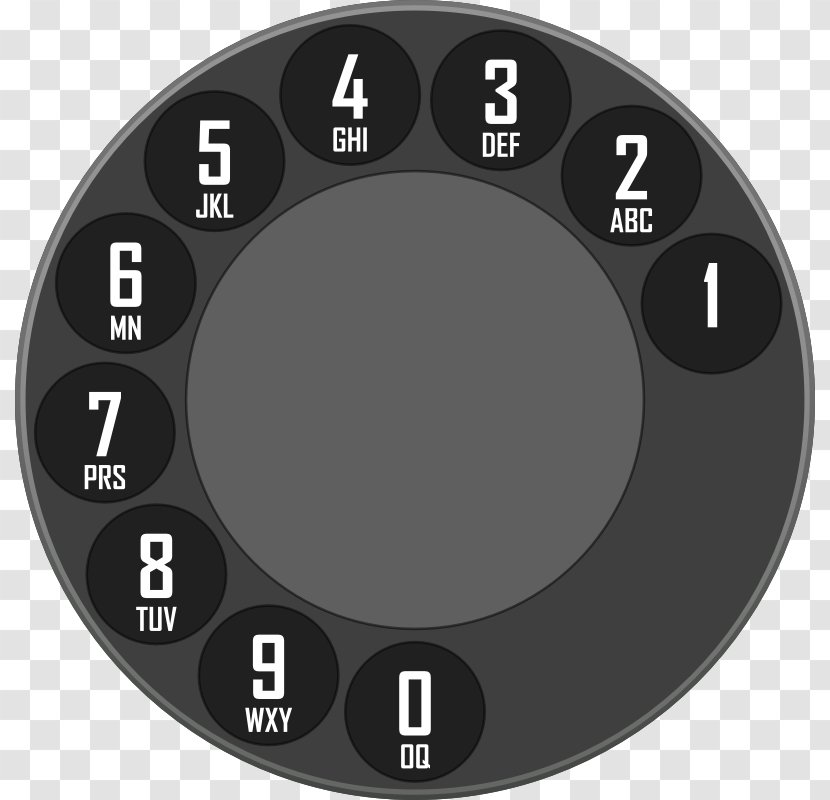 Rotary Dial Telephone Mobile Phones Clip Art - Phone Pictures Transparent PNG