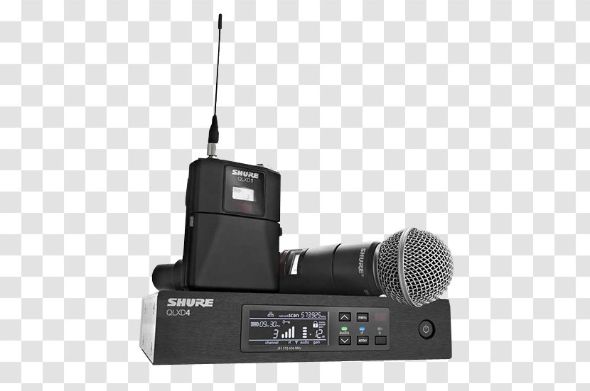 Wireless Microphone Shure SM58 - Lavalier - SM57 Transparent PNG