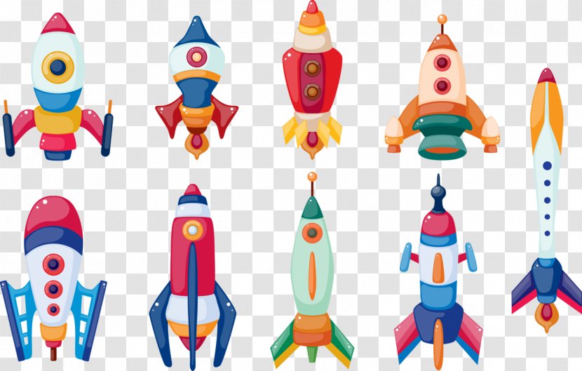 Spacecraft Cartoon Royalty-free Clip Art - Photography - Hand-painted Rocket Transparent PNG