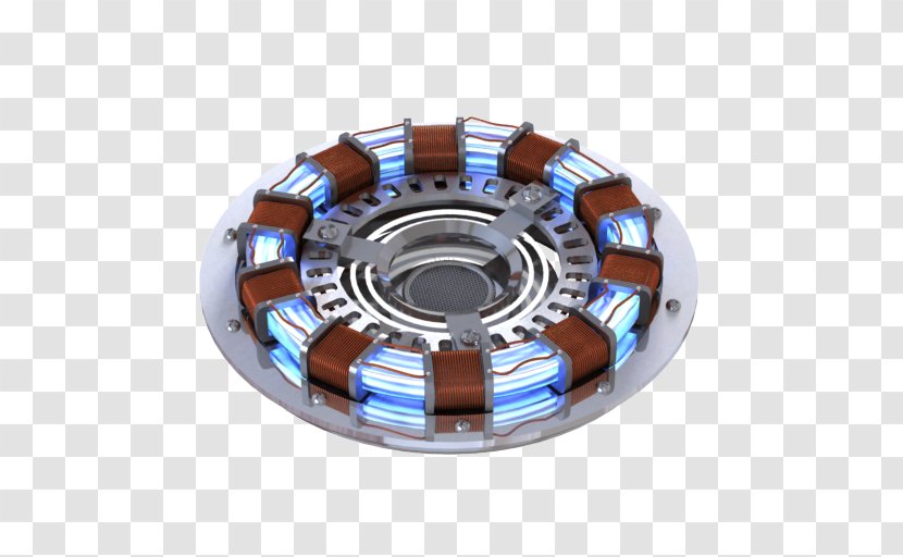 Clutch Part - Iron Man - Reactor Transparent PNG