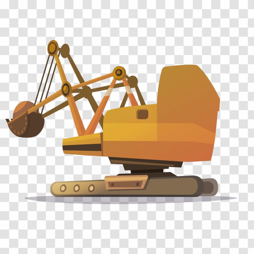 Mining Euclidean Vector Industry Illustration - Creative Excavator Transparent PNG