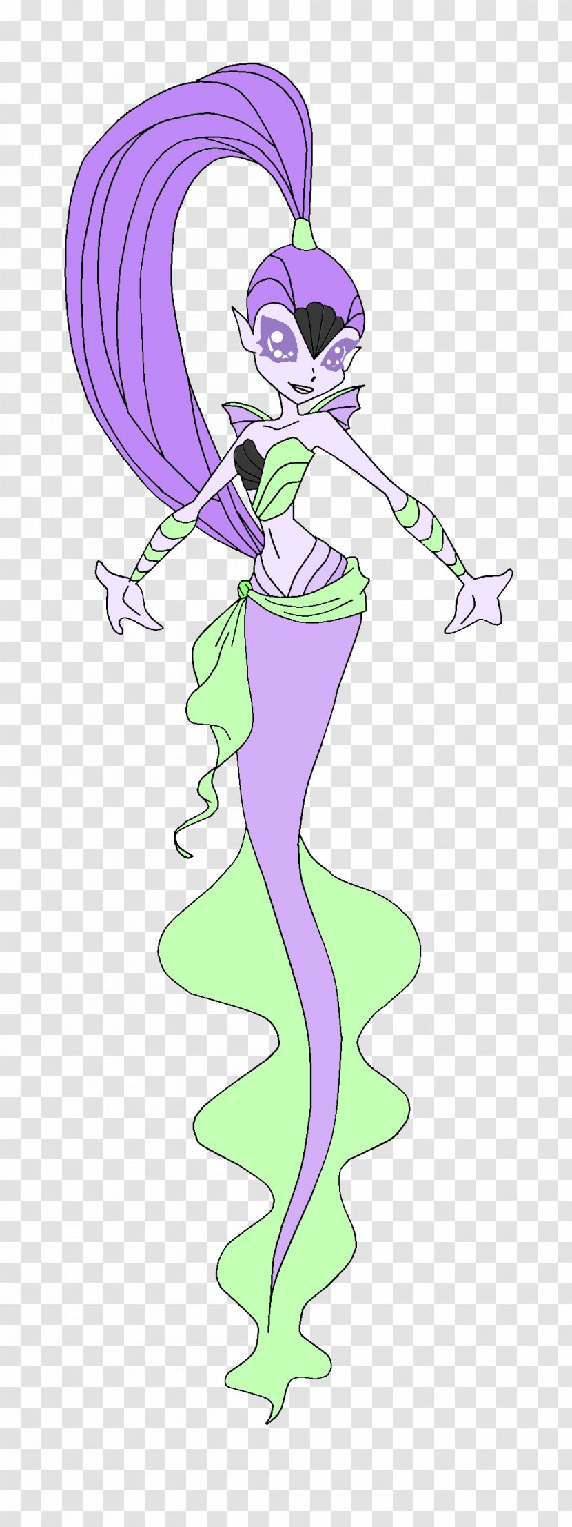 Sirenix Fairy Vertebrate Mermaid - Flower Transparent PNG