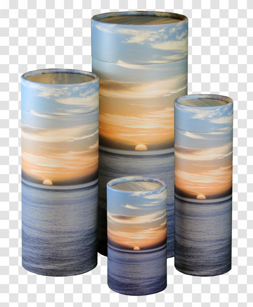 Flameless Candles Wax Lighting Ceramic - Sea Sunset Transparent PNG
