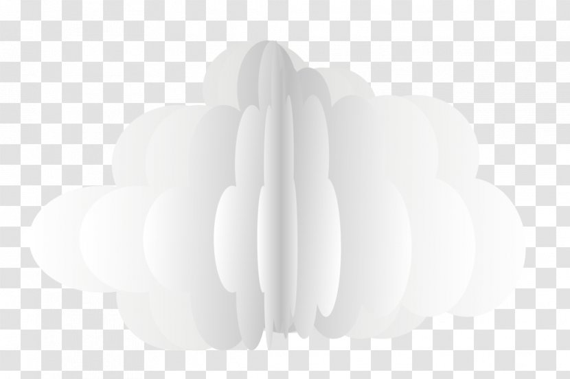 White Pattern - Hand - Perspective Clouds Transparent PNG