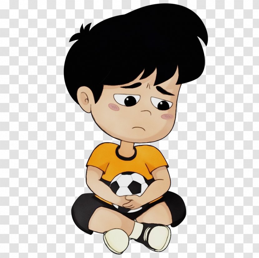 Cartoon Animation Child Stuffed Toy Black Hair - Toddler - Mascot Transparent PNG