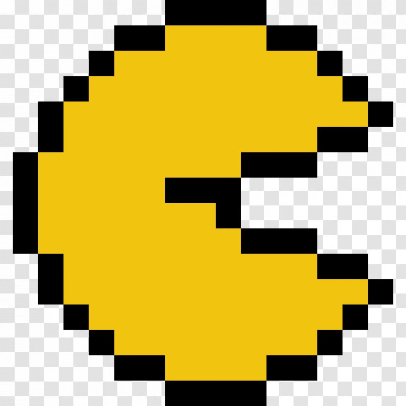 Pac-Man World 3 Minecraft Pixel Art - Pacman - Pac Man Transparent PNG