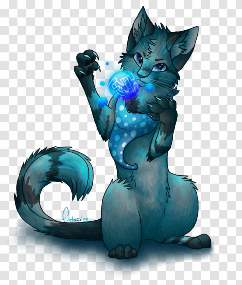 Wildcat Siamese Cat Dog Black Warriors - Mythical Creature Transparent PNG