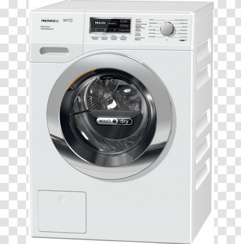 Washing Machines Combo Washer Dryer Miele Clothes Home Appliance - Cleaning Transparent PNG