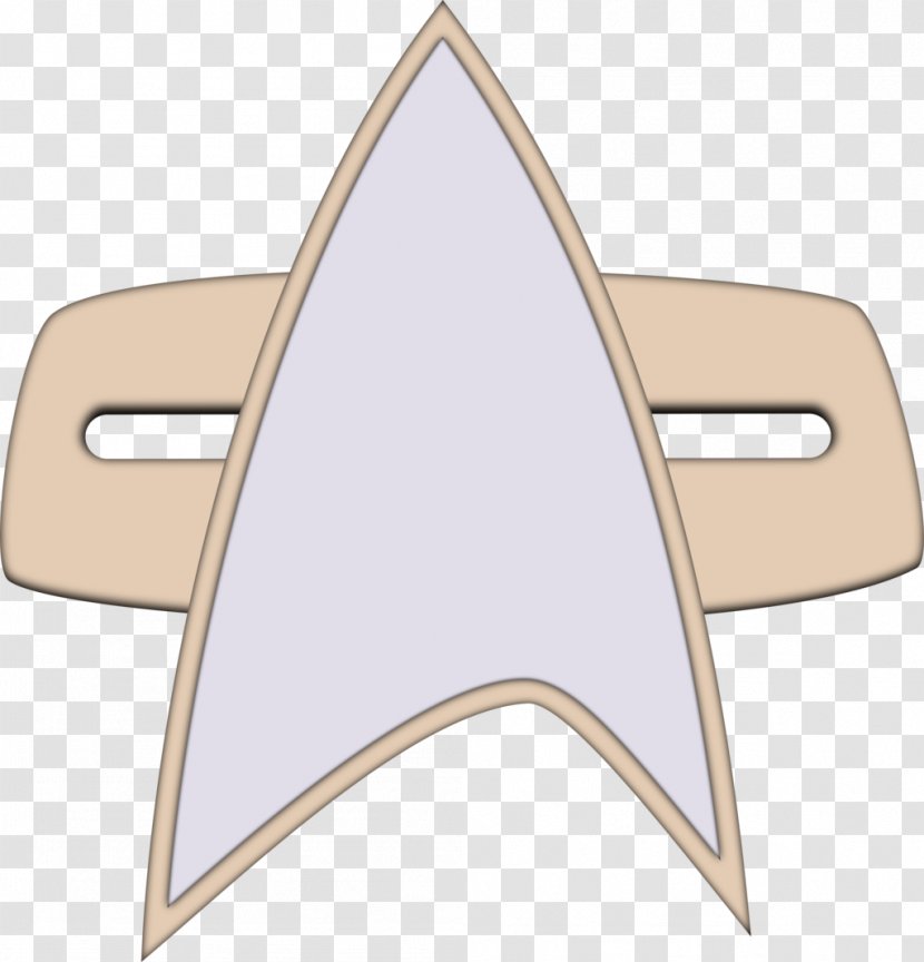 Quark Seven Of Nine Communicator Star Trek Starfleet - Triangle Transparent PNG