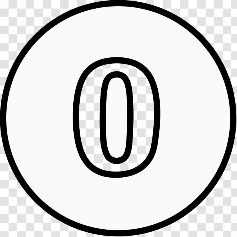 White Circle Number Brand Clip Art - Area Transparent PNG