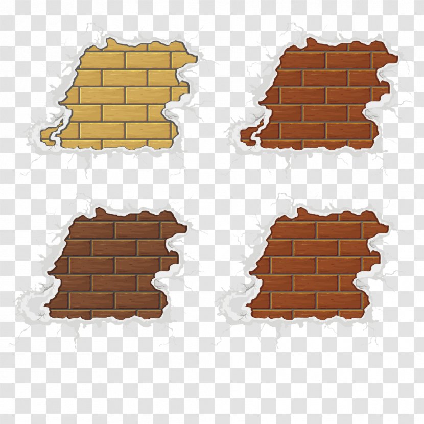 Stone Wall Brick Plaster - Snow-covered Frame Vector Material Transparent PNG