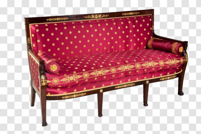 Couch Empire Style Chair Antique Furniture - Sofa Transparent PNG