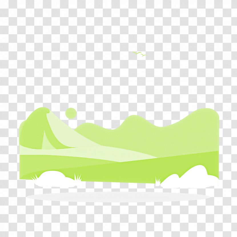 Rectangle M Green Shoe Font Text Transparent PNG