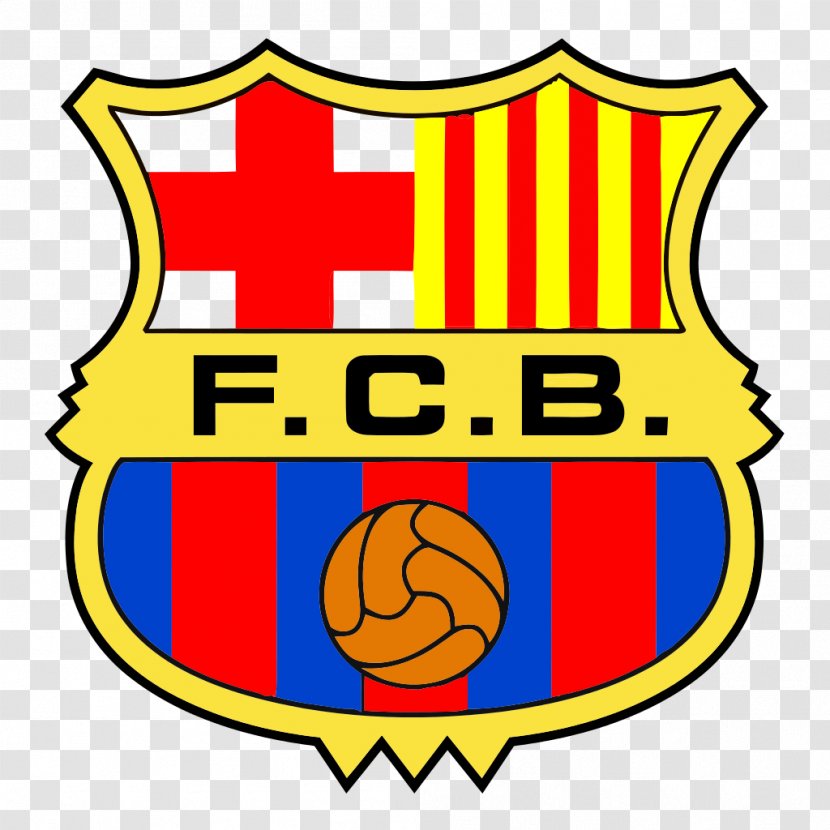FC Barcelona UEFA Champions League Logo - Text - FCB Transparent PNG