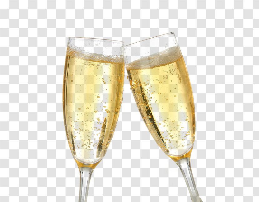 Prosecco Champagne Sparkling Wine Cava DO - Tableware Transparent PNG