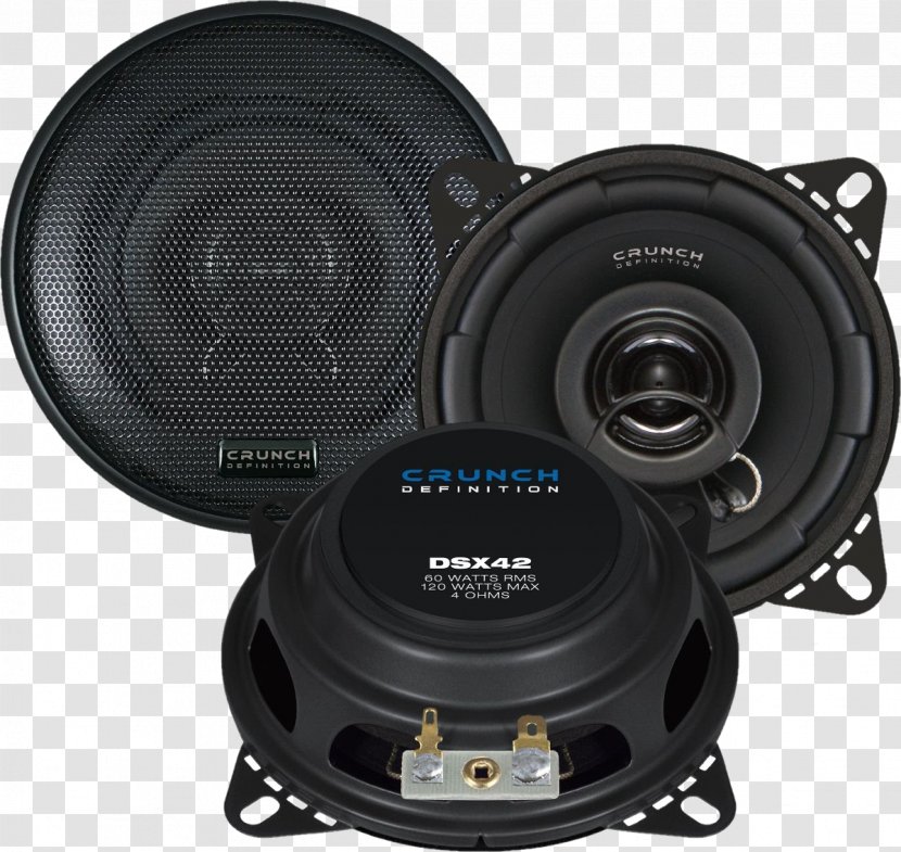 Coaxial Loudspeaker Car Vehicle Audio Crunch DEFINITION Koax DSX462 Koax-System 10cm X 15cm Lautsprecher Transparent PNG