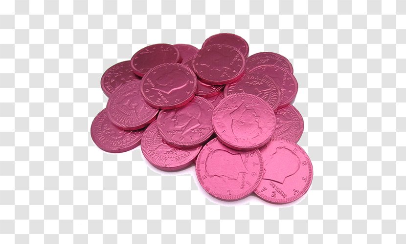 Lollipop Chocolate Coin Liquorice Candy - Raspberry - Cute Colored Pink Transparent PNG