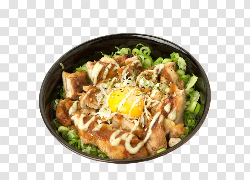 Donburi Fried Chicken Asian Cuisine Barbecue Tempura - Food Transparent PNG