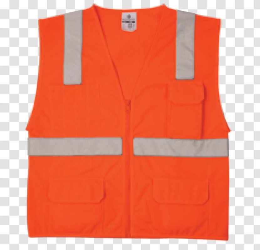 Gilets M L Kishigo Sleeveless Shirt Pocket - Safety Vest Transparent PNG
