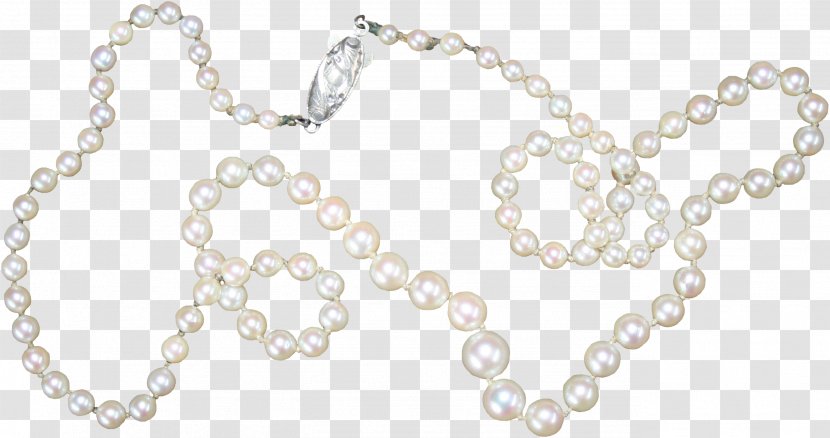 Earring Necklace Jewellery Pearl - Chain Transparent PNG