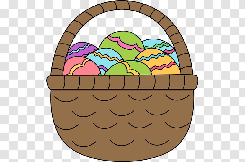 Easter Bunny Basket Clip Art - Food - Eggs Clipart Transparent PNG