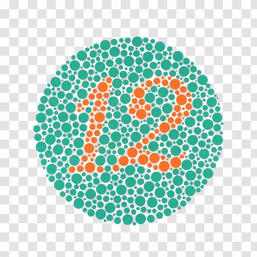 Color Blindness Ishihara Test Vision Visual Perception - Corrective Lens - 1 Transparent PNG