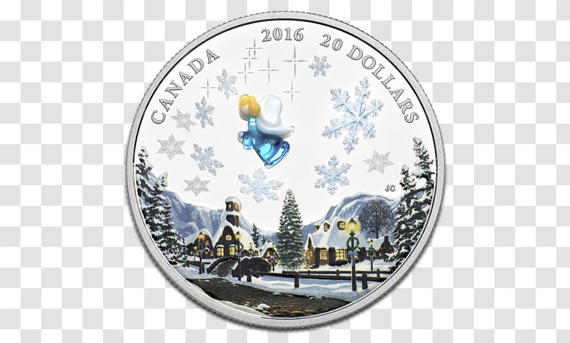 Silver Coin Canada Murano Venetian Glass - Proof Coinage Transparent PNG